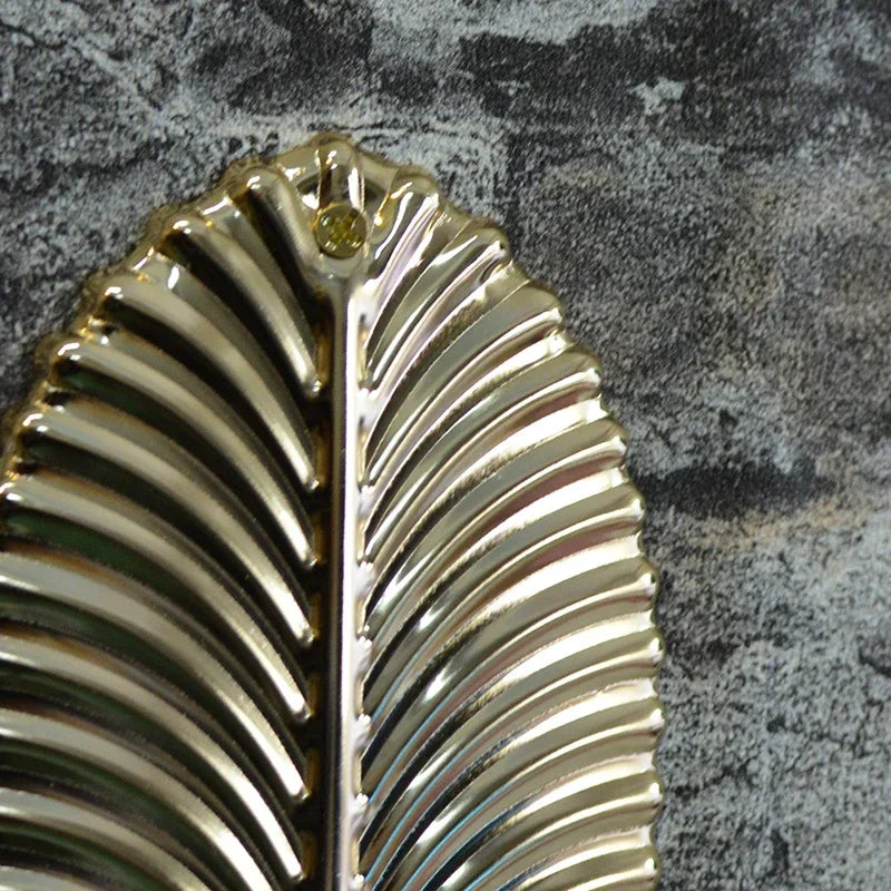 Wall Hanging Candle Holder ( PEANDIM Metal Leaf Style )
