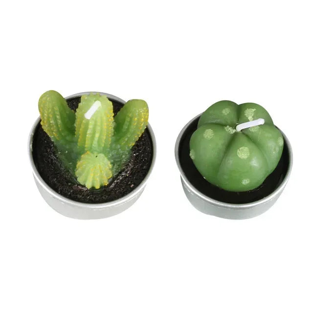 Creative Simulated Succulent Plants Candle