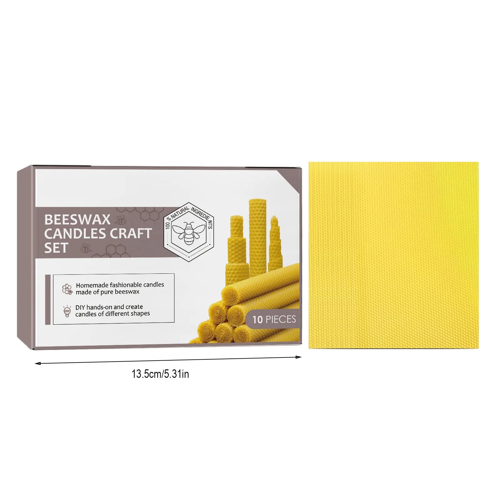 Premium Handmade Beeswax Decorative Candle