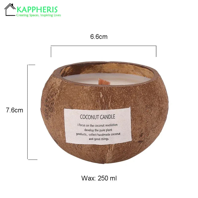 Coconut Shell Aromatic Candles (1 pc)