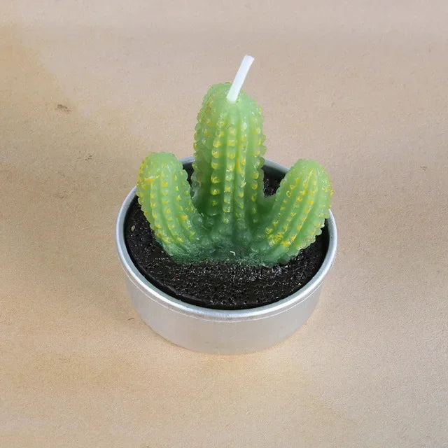 Creative Simulated Succulent Plants Candle