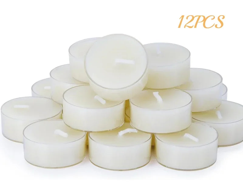 Natural Beeswax Tea Candles - Smokeless