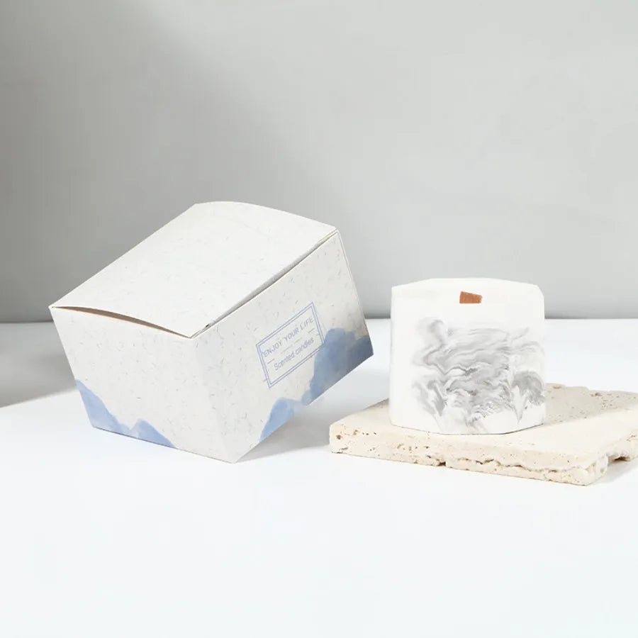 Gypsum cup candle soy wax aromatherapy (smokeless-Scented)