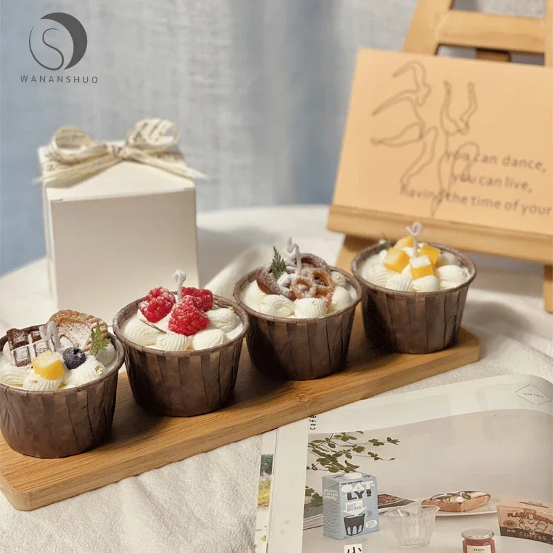 Cupcake Candles for Birthday Gift