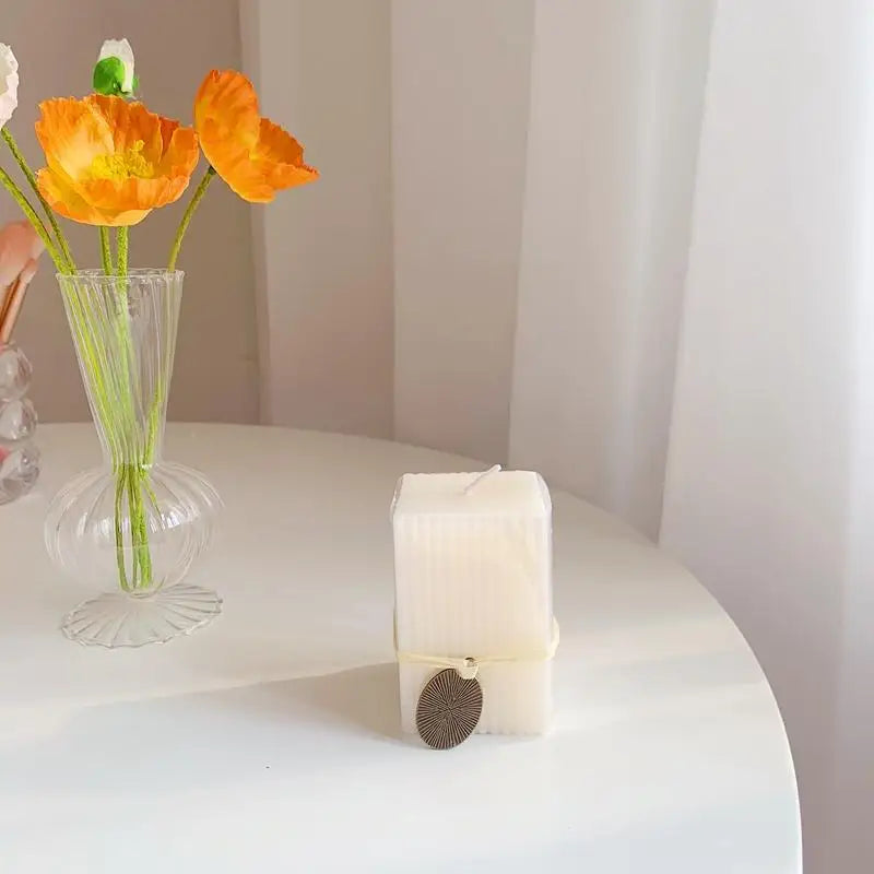 Scented Candles in Round and Square Shape