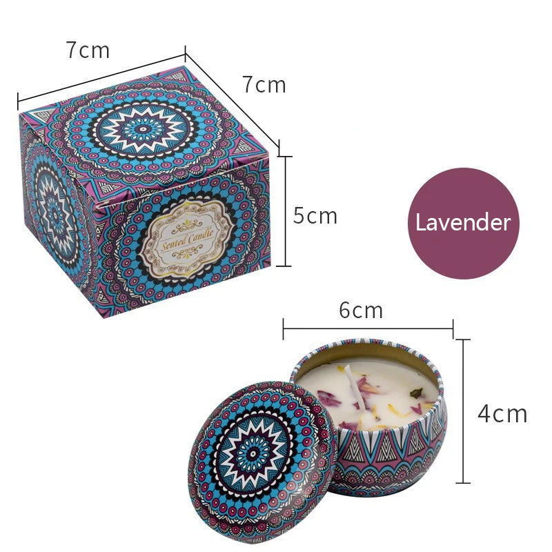 Scented Iron Box Soy Wax Candle