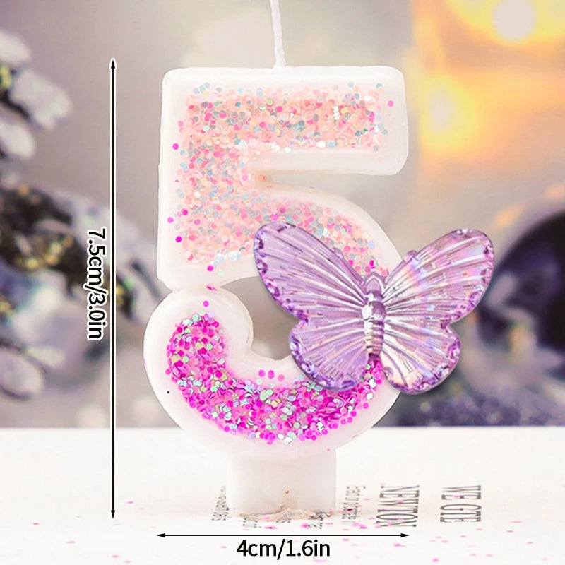Ocean Number Birthday Candle