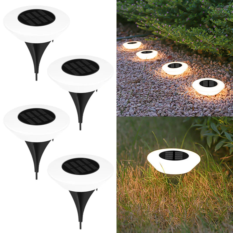 Solar Ground Lights (1/4 Pack)