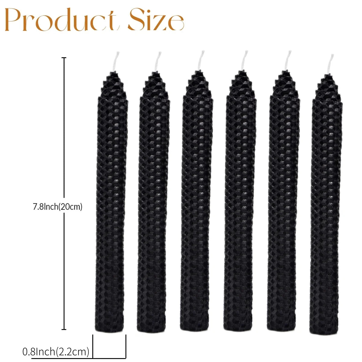 Hand rolled Honeycomb Design Candle (10-24PCS)
