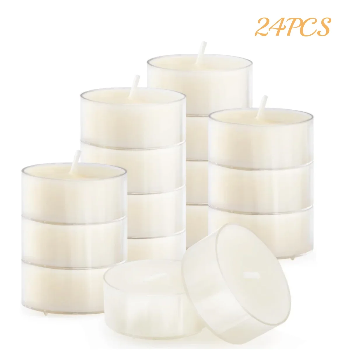 Natural Beeswax Tea Candles - Smokeless
