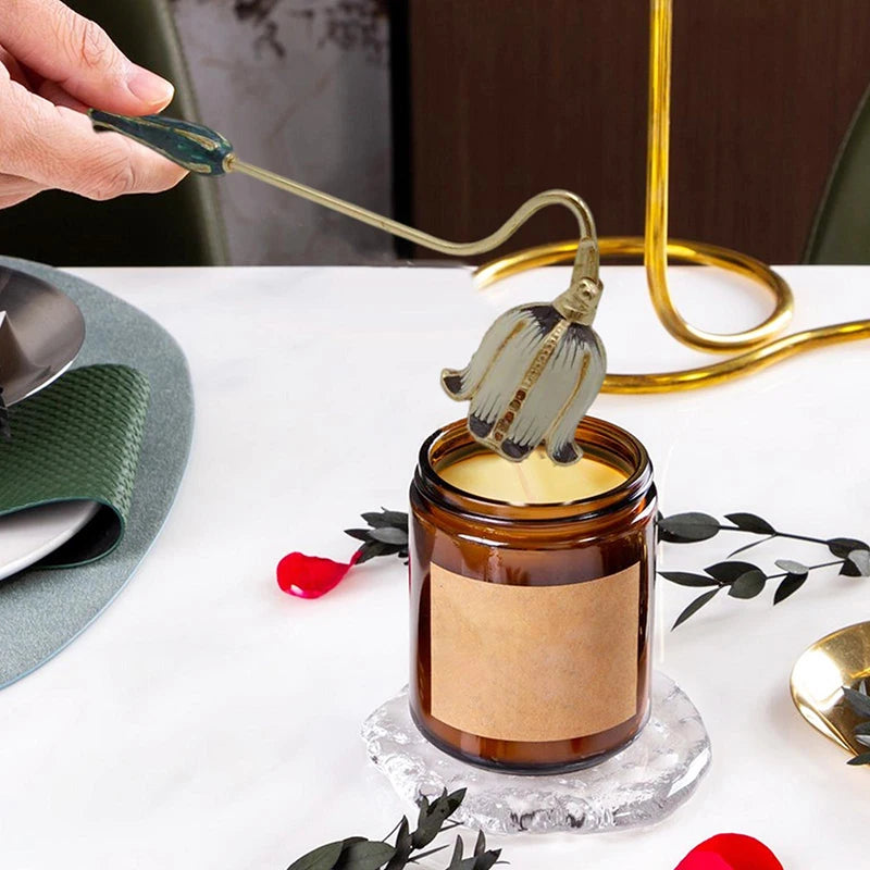 Long Handle Metal Candle Snuffer