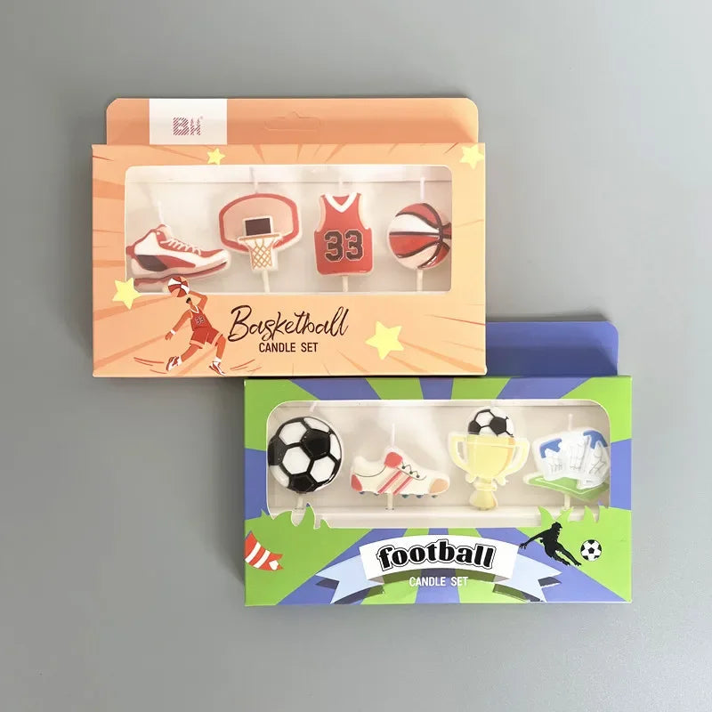 Basketball Theme Children's Birthday Candles
