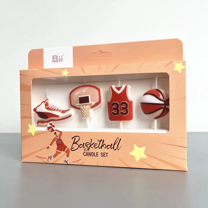 Basketball Theme Children's Birthday Candles