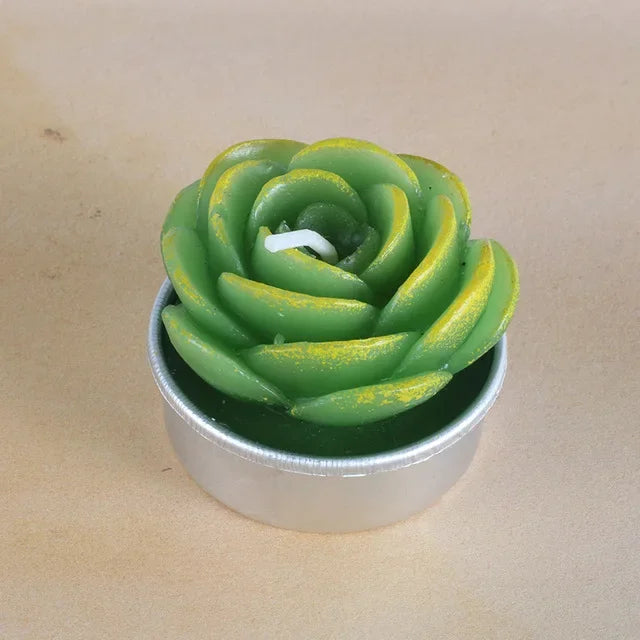 Creative Simulated Succulent Plants Candle