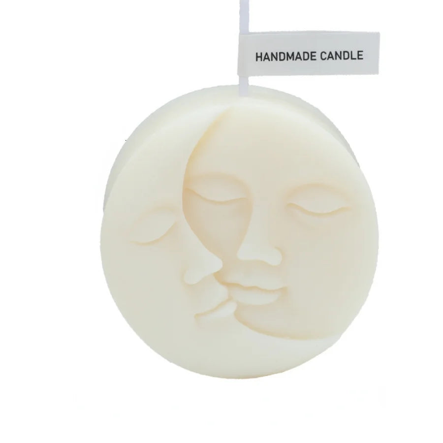 Creative Moon Sun Face Scented Candle