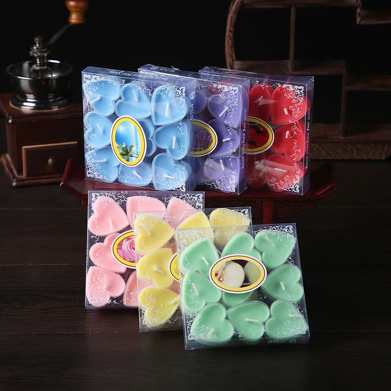 Heart shaped Scented Tea candle