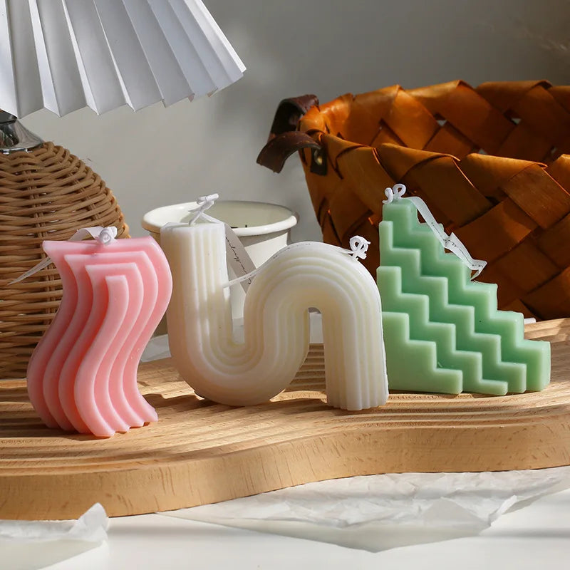 Ins Style Geometric Scented Candles