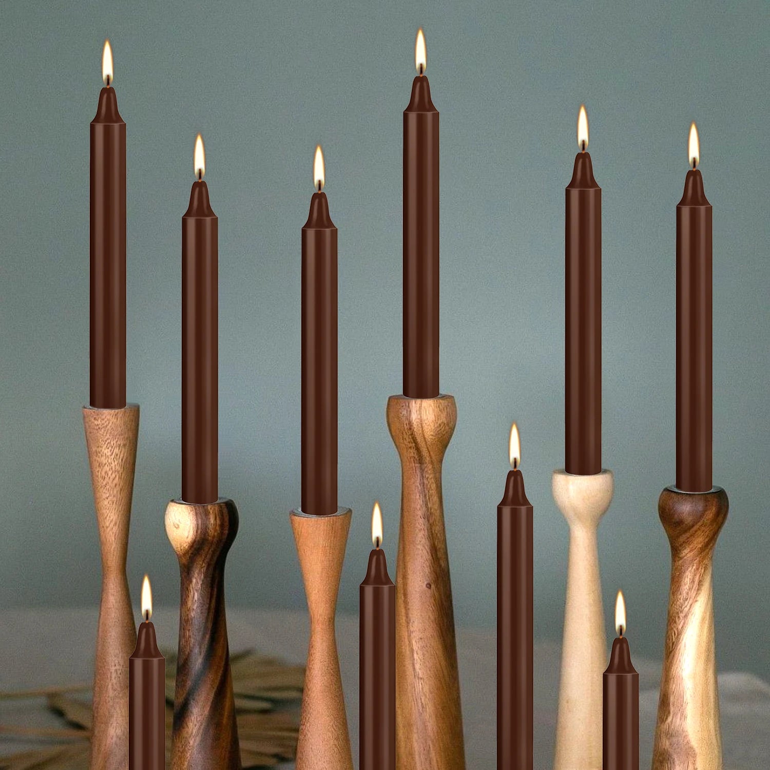 Brown Drip-Free Dinner Candle