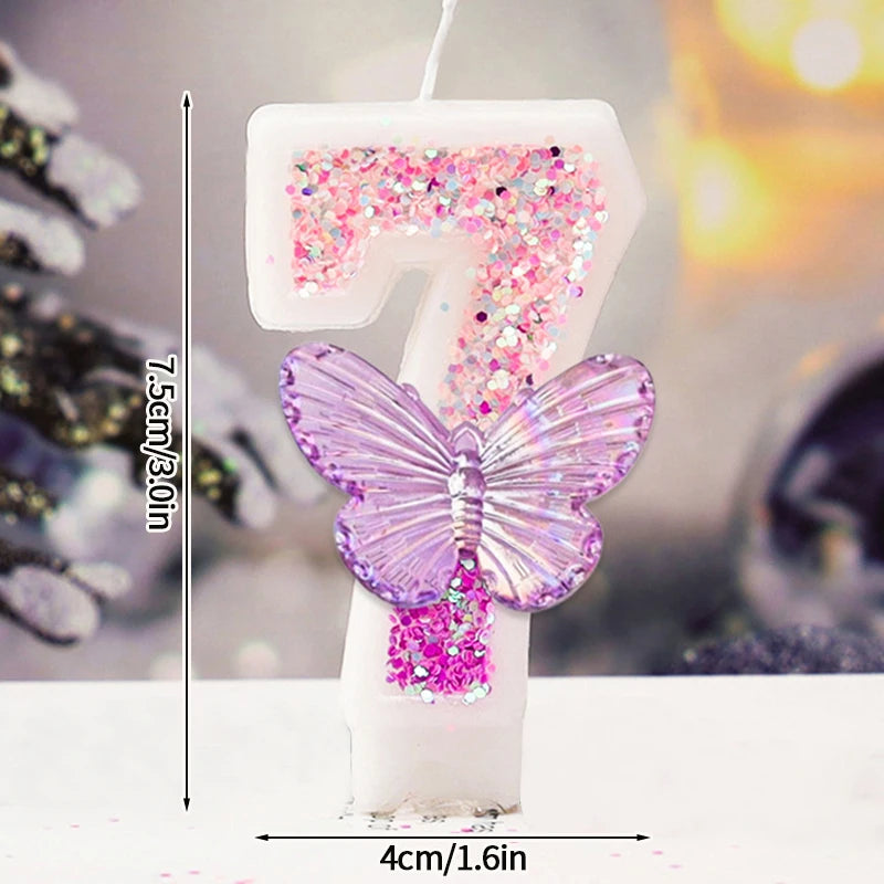 Ocean Number Birthday Candle