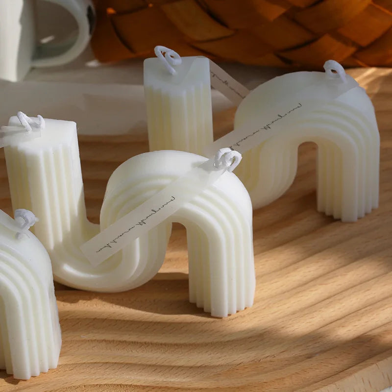 Ins Style Geometric Scented Candles