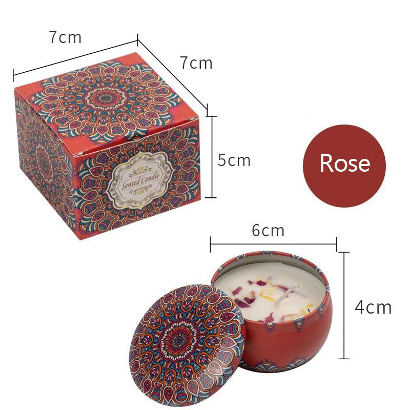 Scented Iron Box Soy Wax Candle