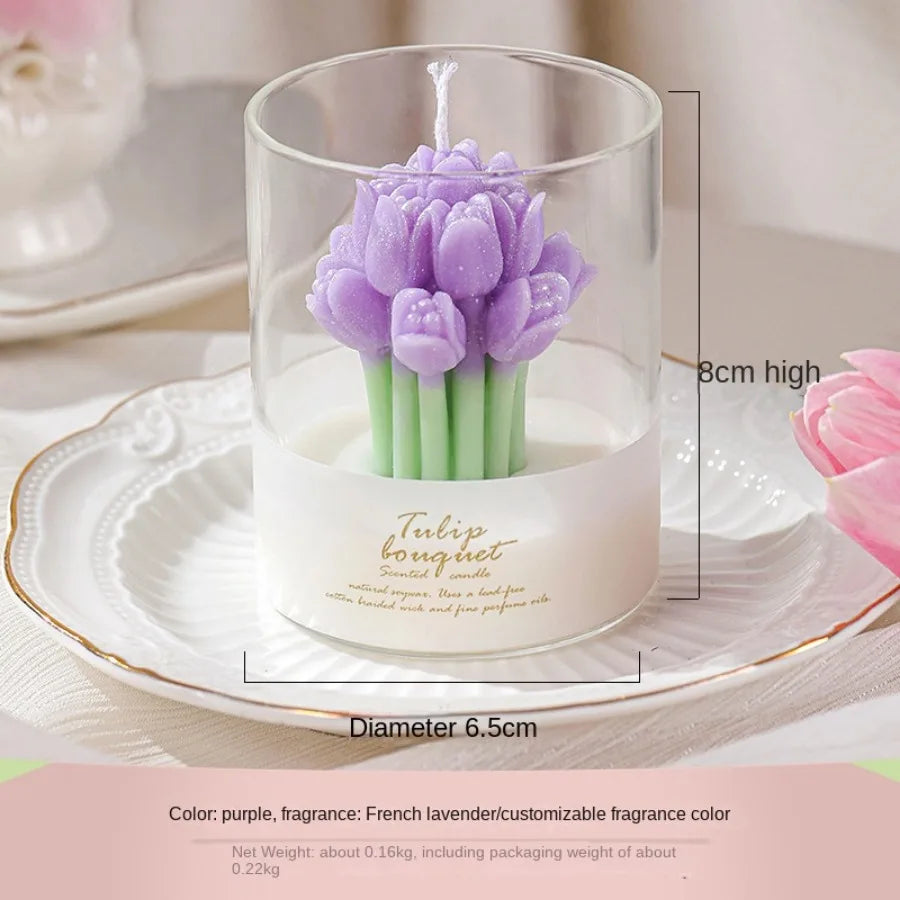 Tulip Scented Candle Scented Candle Cups