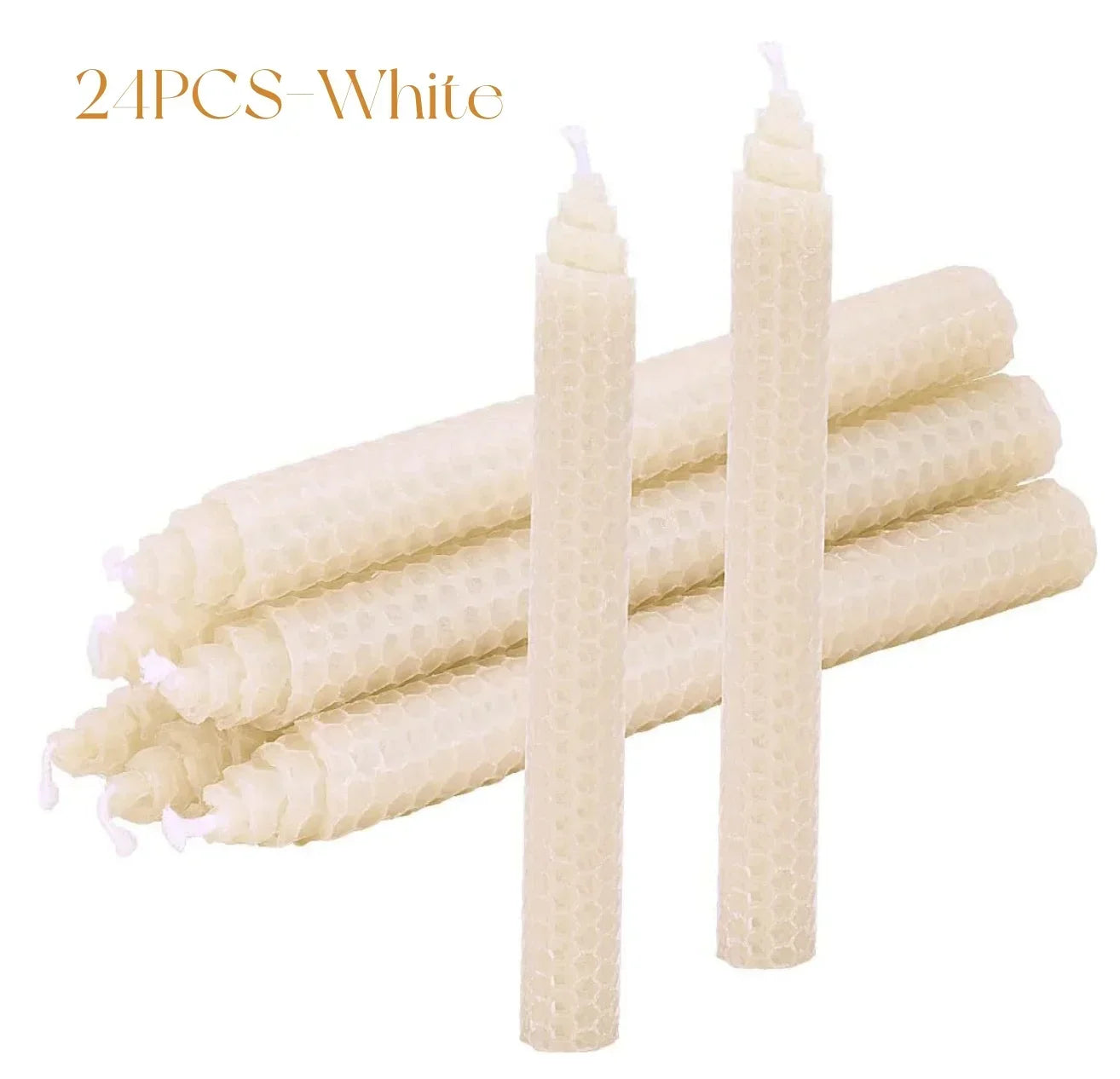 Hand rolled Honeycomb Design Candle (10-24PCS)