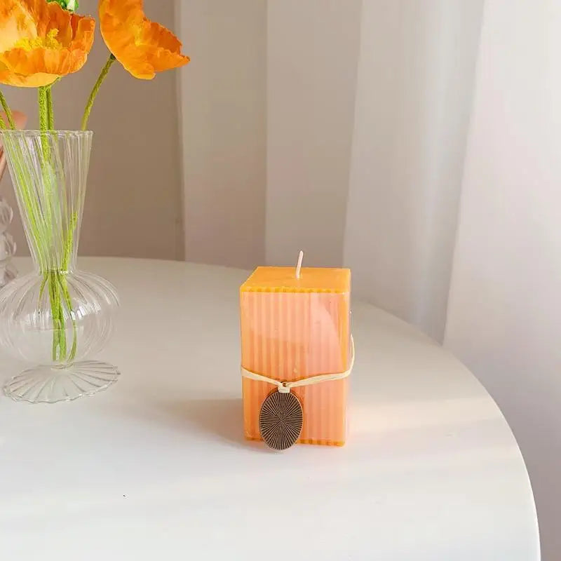 Scented Candles in Round and Square Shape