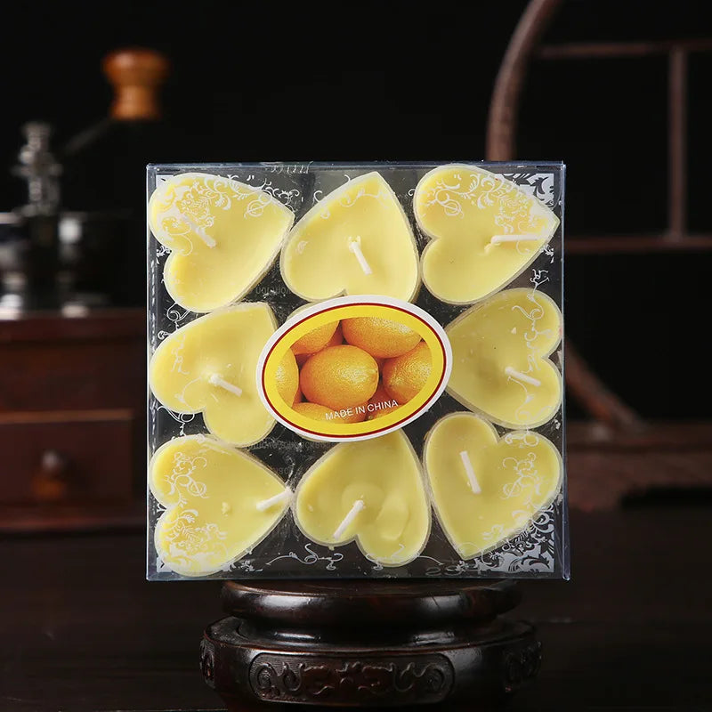 Heart shaped Scented Tea candle