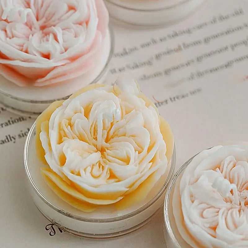 Natural Soy Wax Rose Soy Fall Candles