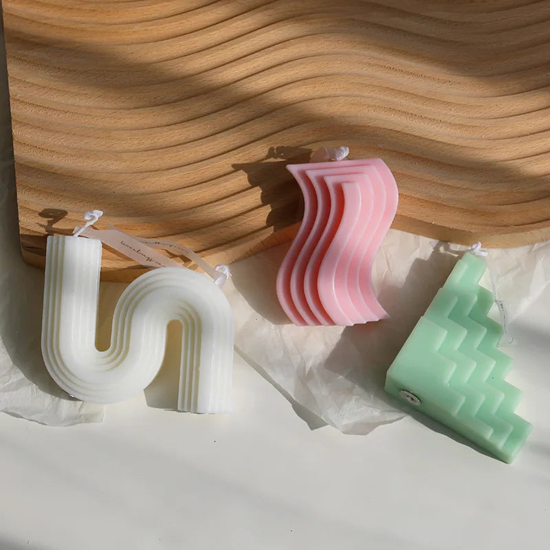 Ins Style Geometric Scented Candles