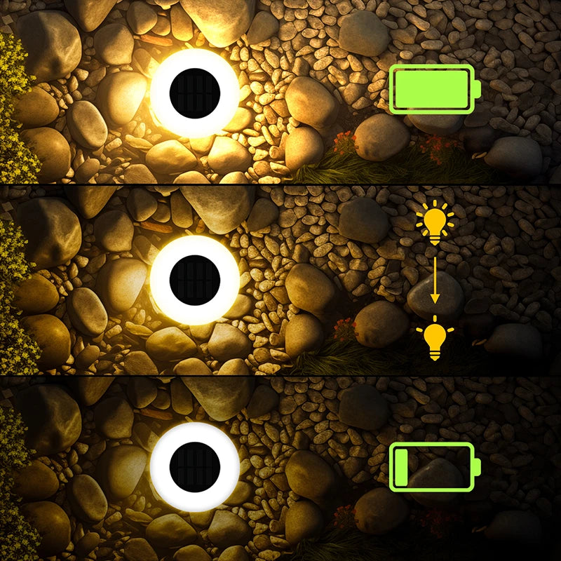 Solar Ground Lights (1/4 Pack)