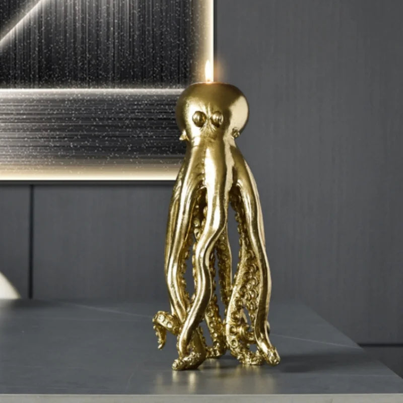 Octopus Shaped Candle Holder