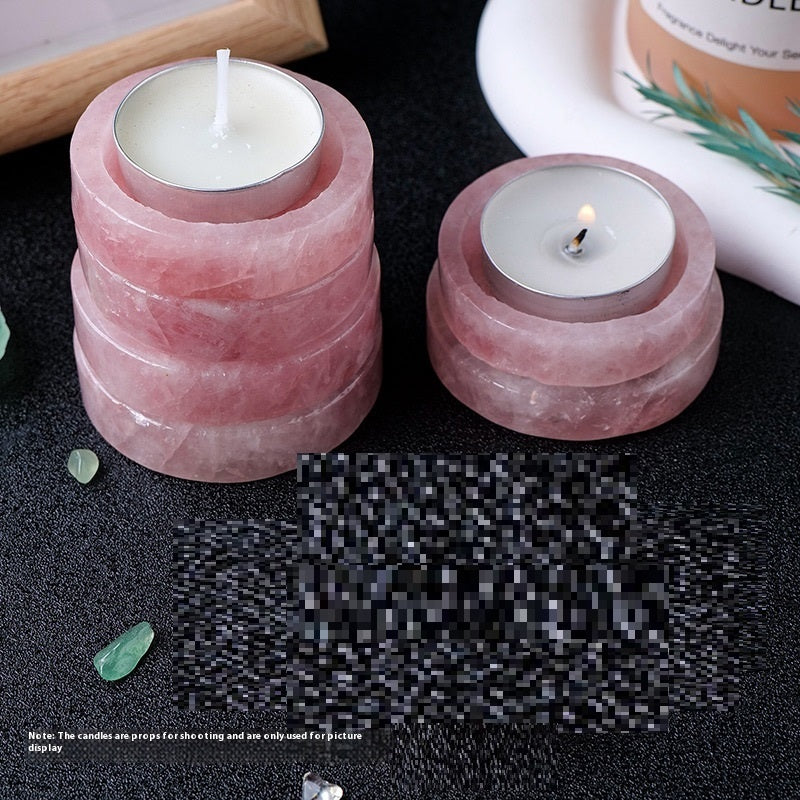 Rough Stone Round Aromatherapy Candle Domestic Ornaments