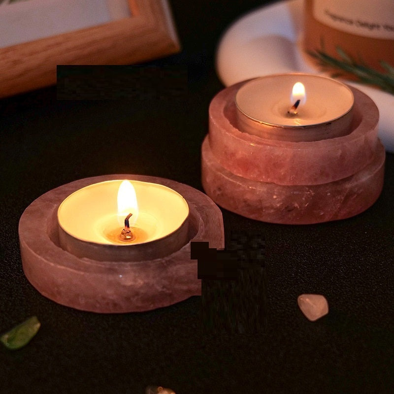 Rough Stone Round Aromatherapy Candle Domestic Ornaments