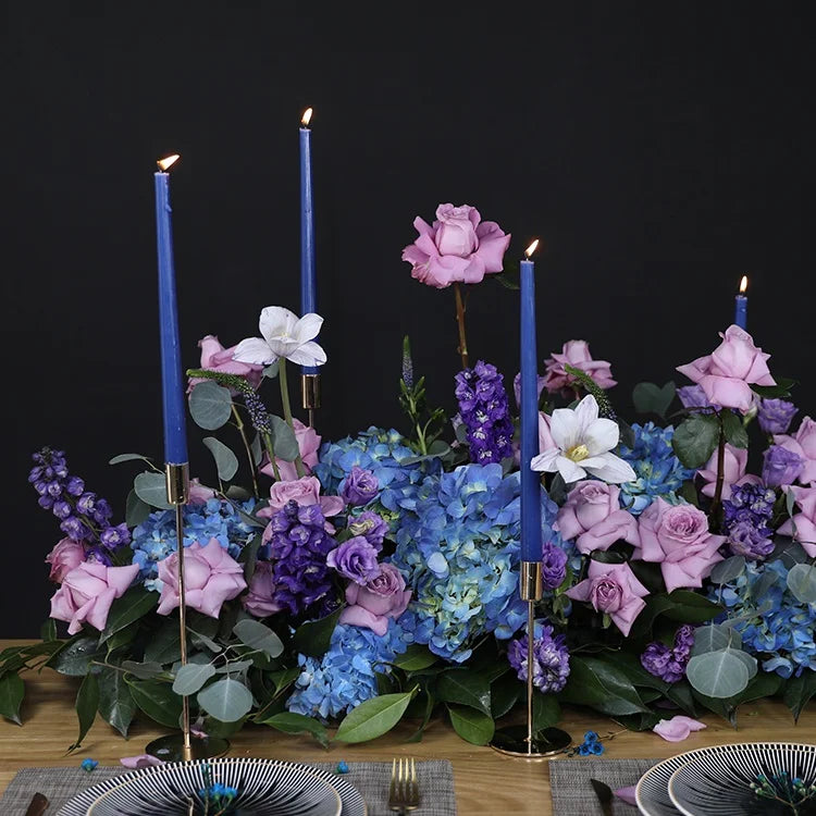 Long Taper Scented Candle Wedding Centerpieces For Tables Wedding Souvenir Banquet Candlelight Dinner Home Decorative Candles