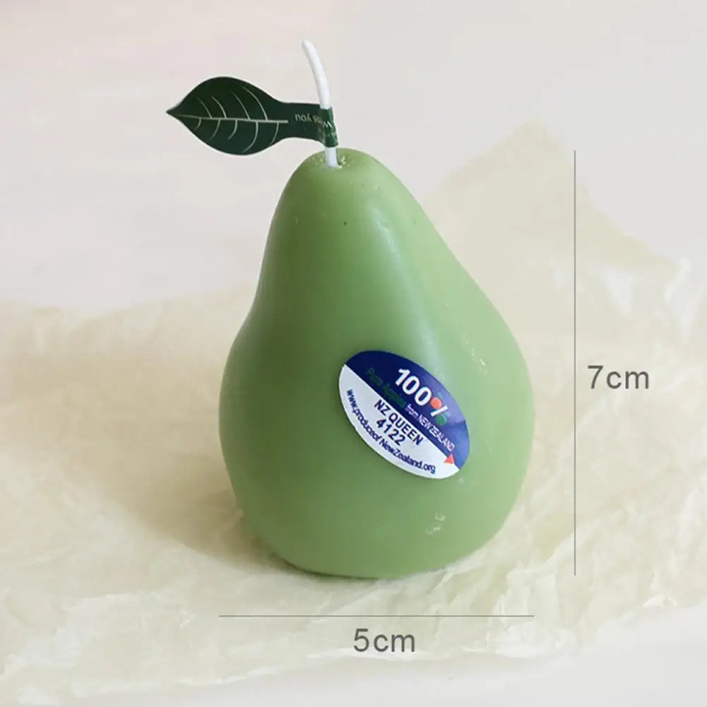 Decorative Scented Candle Charming Innovative Banana Pear Peach Fruit Wax Candle Home Decor
