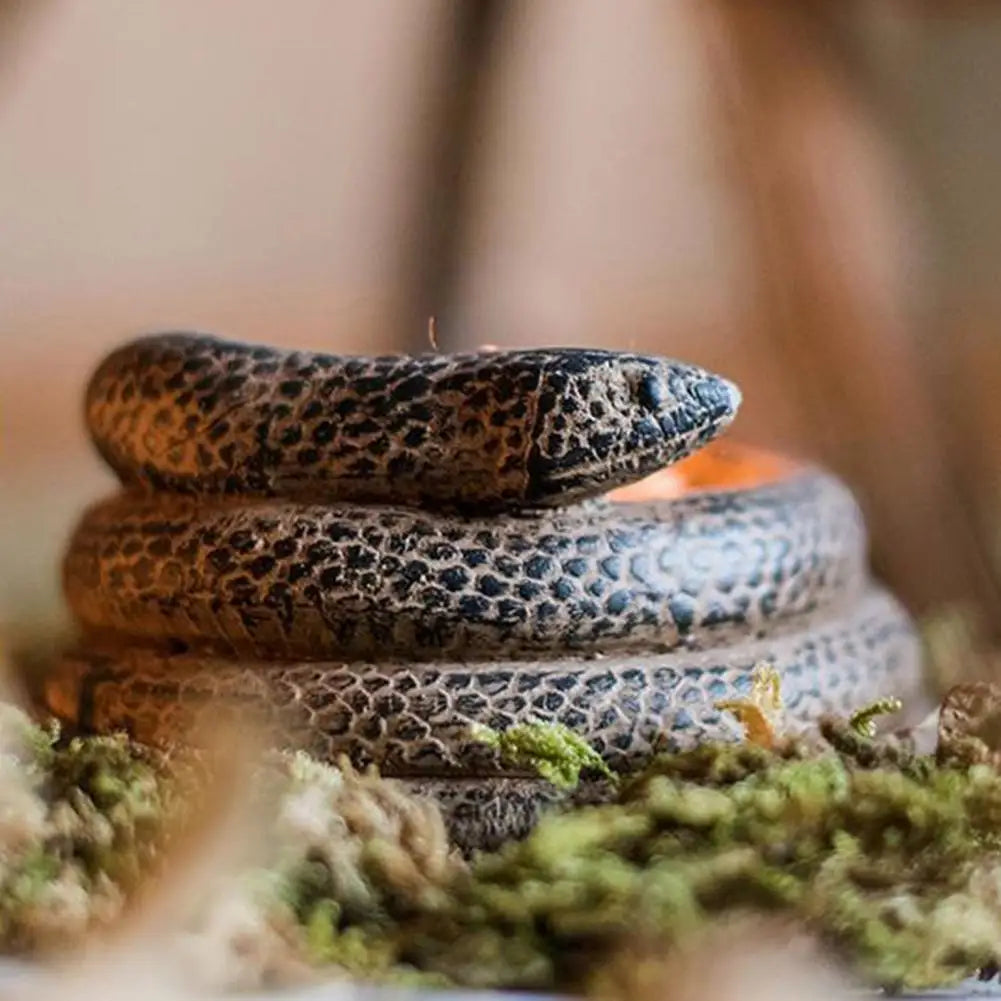 3D Coiled Snake Candle Holder