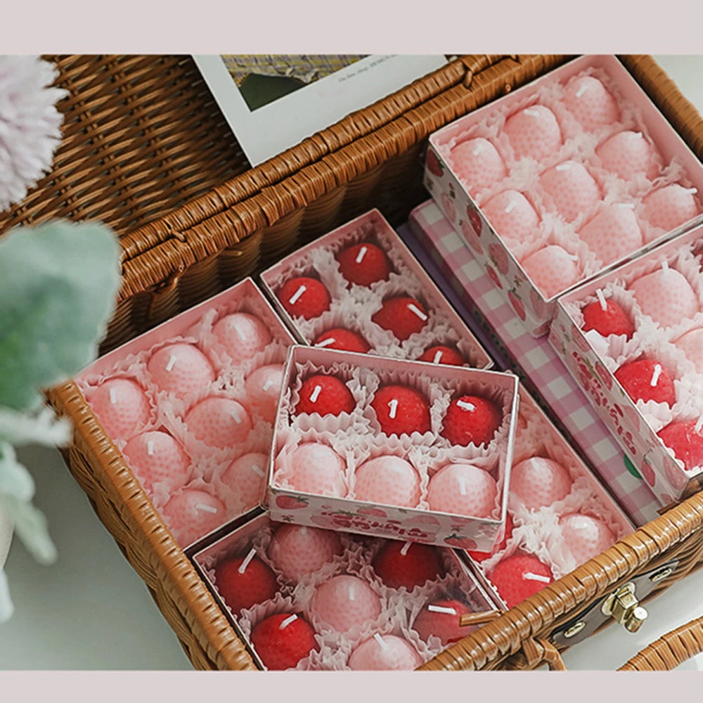 Strawberry Scented Soy Candle