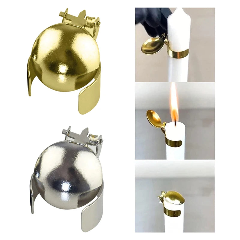 Automatic Candle Fire Snuffer Putting Out Flame Candle Cover Wick Flame Extinguishing Clip Safely For Home Indoor Outdoor