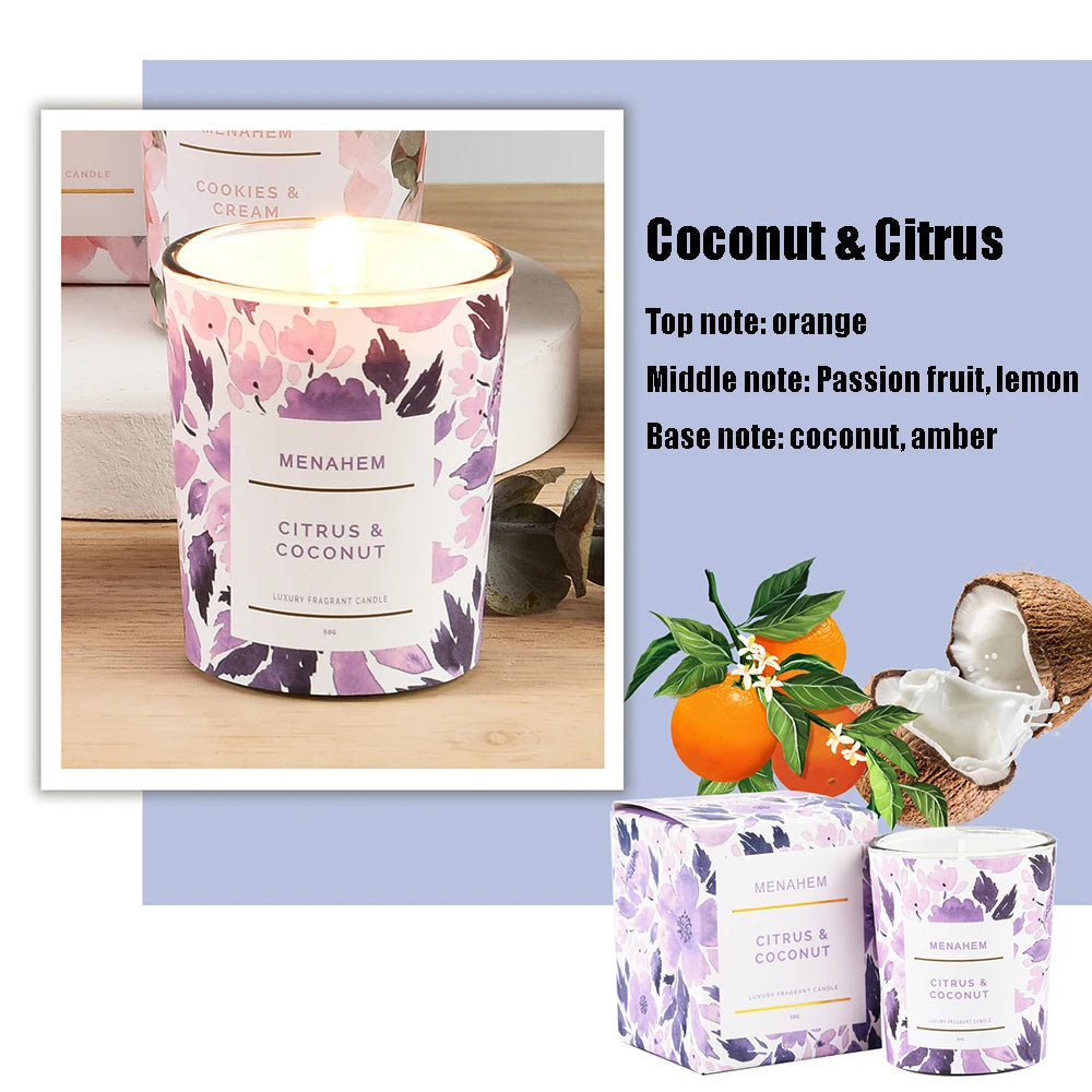 Aromatherapy Candle - Smokeless Fragrance - Soy Wax