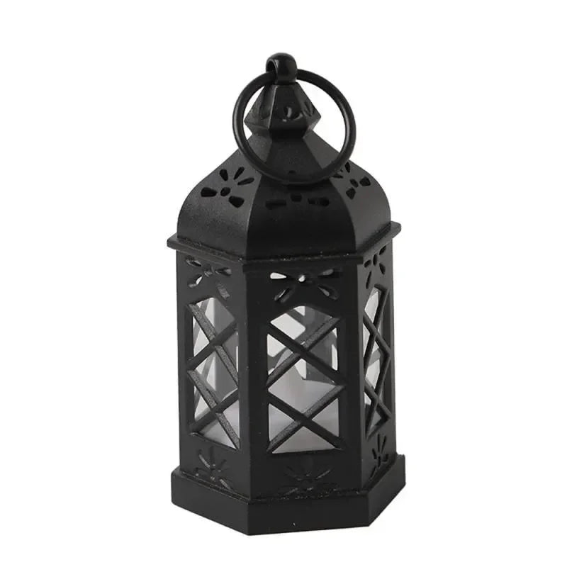 Retro Hex LED Candle Lamp