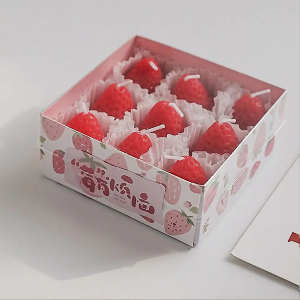 Strawberry Scented Soy Candle