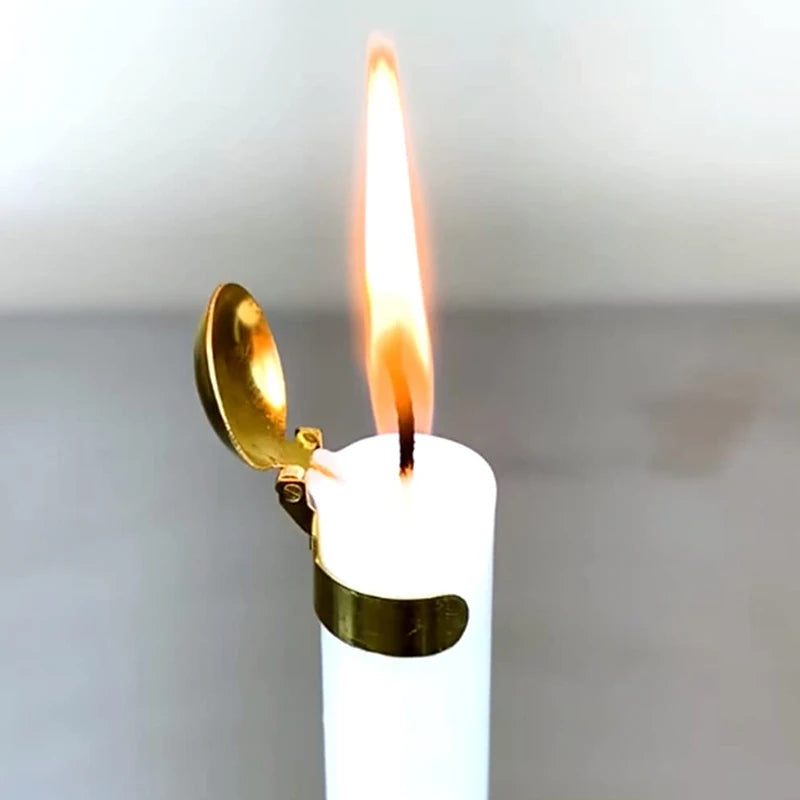 Automatic Candle Fire Snuffer Putting Out Flame Candle Cover Wick Flame Extinguishing Clip Safely For Home Indoor Outdoor