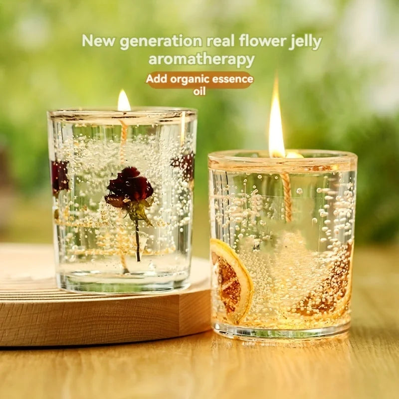 Jelly Flower Aromatherapy Candle