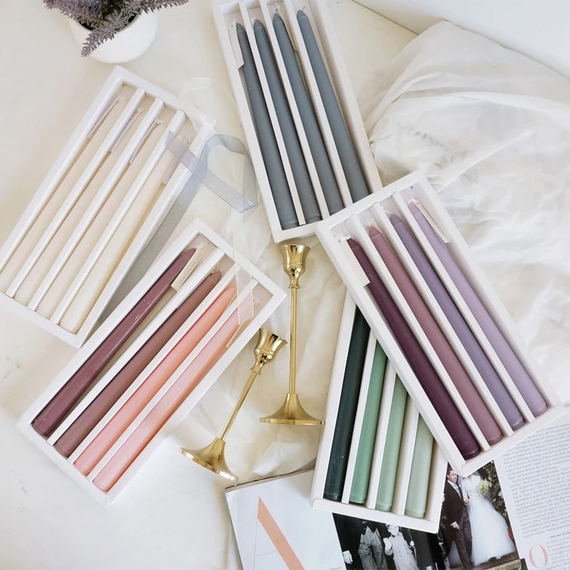 Tall Taper Candles 25cm long taper scented Candle