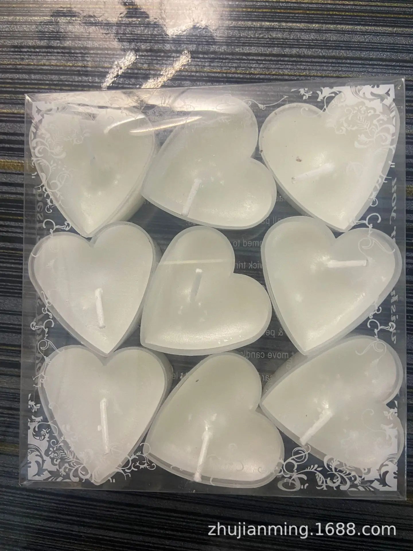 Heart shaped Scented Tea candle