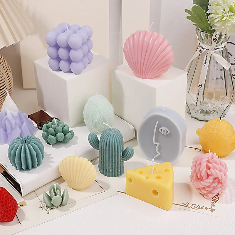 Smokeless Aesthetic Scented Candles (26 Shapes)