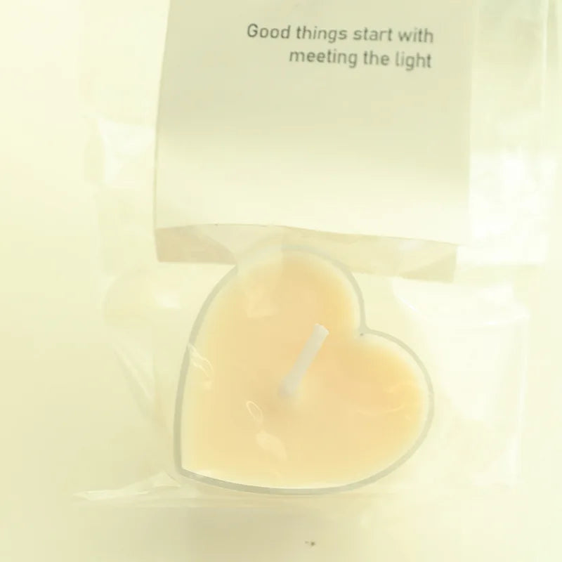 Heart shaped Scented Tea candle