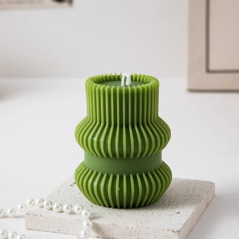 Smokeless Ribbed Scented Candle